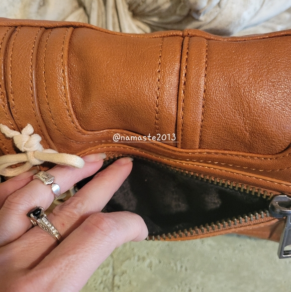 L.A.M.B. Gwen Stefani Leather Lace-Up Shoulder Bag Luxury Designer Celebrity #70 - Picture 10 of 16